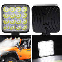 10PCS 80W CREE FLOOD LED Work Lights 12V Boat Camping Square 4inch Bar Home & Garden Kings Warehouse 