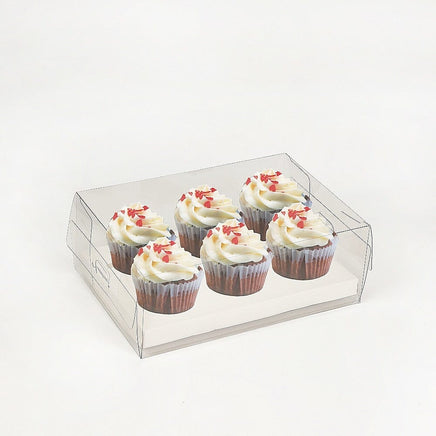 10Pcs Clear Dessert Boxes Cupcake Packing Boxes Bakery Cake Wrapping Boxes Home & Garden Kings Warehouse 