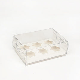 10Pcs Clear Dessert Boxes Cupcake Packing Boxes Bakery Cake Wrapping Boxes Home & Garden Kings Warehouse 