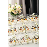 10Pcs Clear Dessert Boxes Cupcake Packing Boxes Bakery Cake Wrapping Boxes Home & Garden Kings Warehouse 