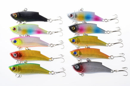 10x 5.5cm Vib Bait Fishing Lure Lures Hook Tackle Saltwater Kings Warehouse 