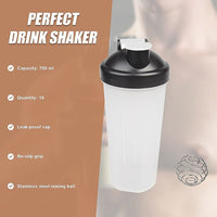 10x 700ml Protein Shaker Bottles – Gym Supplement Blender Mixer Shake Cups Sports & Fitness Kings Warehouse 