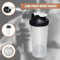 10x 700ml Protein Shaker Bottles – Gym Supplement Blender Mixer Shake Cups Sports & Fitness Kings Warehouse 