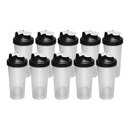 10x 700ml Protein Shaker Bottles – Gym Supplement Blender Mixer Shake Cups Sports & Fitness Kings Warehouse 