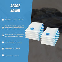 10X JUMBO Vacuum Storage Bags Home & Garden Kings Warehouse 