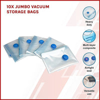 10X JUMBO Vacuum Storage Bags Kings Warehouse 