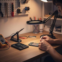 10X Magnifying Glass Desk Light Magnifier LED Lamp Reading Lamp With Base Home & Garden Kings Warehouse 