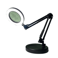 10X Magnifying Glass Desk Light Magnifier LED Lamp Reading Lamp With Base Kings Warehouse 