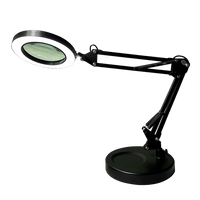 10X Magnifying Glass Desk Light Magnifier LED Lamp Reading Lamp With Base Kings Warehouse 