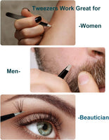 10X Magnifying Mirror and Eyebrow Tweezers Kit for Travel Kings Warehouse 
