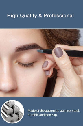 10X Magnifying Mirror and Eyebrow Tweezers Kit for Travel Kings Warehouse 