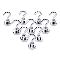10x Strong Rare Earth N38 Neodymium Magnetic Hanger Holder 10kg Magnet Hooks Home & Garden Kings Warehouse 