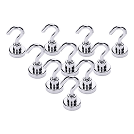 10x Strong Rare Earth N38 Neodymium Magnetic Hanger Holder 10kg Magnet Hooks Home & Garden Kings Warehouse