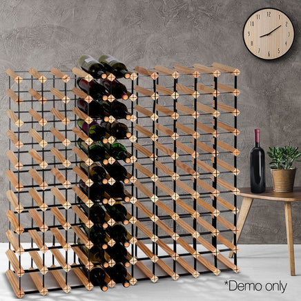 110 Bottle Timber Wine Rack Kings Warehouse 
