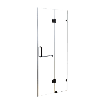 110 x 200cm Wall to Wall Frameless Shower Screen 10mm Glass By Della Francesca Kings Warehouse 