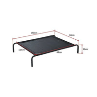 110 x 80cm Elevated Pet Sleep Bed Dog Cat Cool Cot Home Outdoor Folding Portable Pet Care Kings Warehouse 