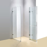 1100 x 700mm Frameless 10mm Glass Shower Screen By Della Francesca Kings Warehouse 