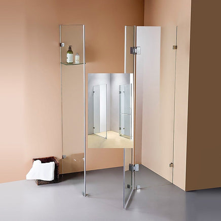 1100 x 900mm Frameless 10mm Glass Shower Screen By Della Francesca Kings Warehouse 