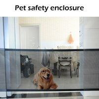 110x72cm Pet Cats Dog Baby Safety Gate Mesh Fence Guard Dogs Puppy Enclosure Stair Mesh Kings Warehouse 