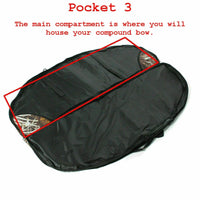 115cm Portable Compound Bow bag Archery Arrows Carry Bag Case With Arrow Holder Kings Warehouse 