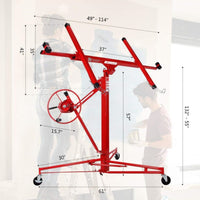 11FT Drywall Panel Lifter Gyprock Plasterboard Sheet Board Hoist Lift Tools Kings Warehouse 