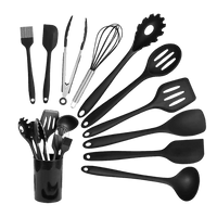 11pcs Kitchen Utensil Set Silicone Heat-Resistant Non-Stick Kitchen Utensils kit Home & Garden Kings Warehouse 