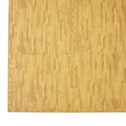 12 Tiles EVA Fitness Home Yoga Gym Interlocking Floor Puzzle Mat - Wood Colour Sports & Fitness Kings Warehouse 