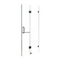120 x 200cm Wall to Wall Frameless Shower Screen 10mm Glass By Della Francesca Kings Warehouse 