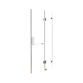 120 x 200cm Wall to Wall Frameless Shower Screen 10mm Glass By Della Francesca Kings Warehouse 