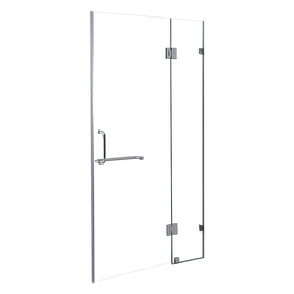 120 x 200cm Wall to Wall Frameless Shower Screen 10mm Glass By Della Francesca Kings Warehouse 