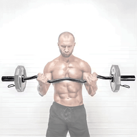 120cm Chrome Olympic EZ Curl Bar – Weightlifting Barbell for Home Gym Training Sports & Fitness Kings Warehouse 