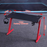 120cm Gaming Desk Desktop PC Computer Desks Desktop Racing Table K-Shaped Leg AU Furniture Kings Warehouse 