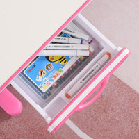 120cm Height Adjustable Children Kids Ergonomic Study Desk Pink AU Baby & Kids Kings Warehouse 