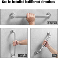 120cm Stainless Steel Handle for Shower Toilet Grab Bar Handle Bathroom Stairway Handrail Elderly Senior Assist Kings Warehouse 