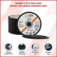 125mm 5" Cutting Disc Wheel for Angle Grinder x100 Tools Kings Warehouse 