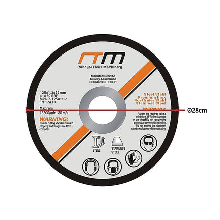 125mm 5" Cutting Disc Wheel for Angle Grinder x25 Tools Kings Warehouse 