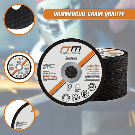 125mm 5" Cutting Disc Wheel for Angle Grinder x25 Tools Kings Warehouse 