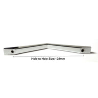 128MM Silver Zinc Alloy Kitchen Nickel Door Cabinet Drawer Handle Pulls Kings Warehouse 