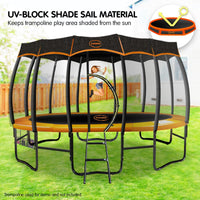 12ft Removable Twister Trampoline Roof Shade Cover Sports & Fitness Kings Warehouse 