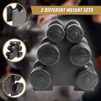 12kg Dumbbell Weights Set Sports & Fitness Kings Warehouse 
