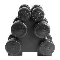 12kg Dumbbell Weights Set with Rack for Home Gym Training Sports & Fitness Kings Warehouse 