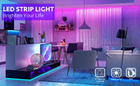 12M LED Strip Lights Rope Light for Bedroom and Home (5050 Lights Strip App with Remote Control) Kings Warehouse 
