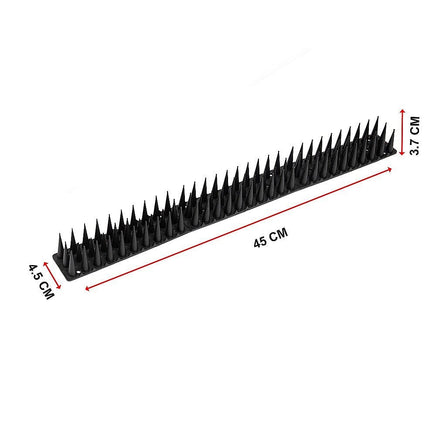 12pc Bird Spikes Human Cat Possum Mouse Pest Control Spiked Fence Wall Deterrent Home & Garden Kings Warehouse 