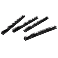 12pc Bird Spikes Human Cat Possum Mouse Pest Control Spiked Fence Wall Deterrent