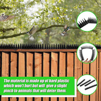 12pc Bird Spikes Human Cat Possum Mouse Pest Control Spiked Fence Wall Deterrent Home & Garden KingsWarehouse 