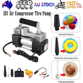 12V 150PSI Car Air Compressor Portable Tyre Deflator Inflator Pump 4WD Car Truck Tools Kings Warehouse 