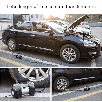 12V 150PSI Car Air Compressor Portable Tyre Deflator Inflator Pump 4WD Car Truck Tools Kings Warehouse 