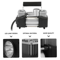 12V 150PSI Car Air Compressor Portable Tyre Deflator Inflator Pump 4WD Car Truck Tools Kings Warehouse 