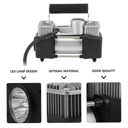 12V 150PSI Car Air Compressor Portable Tyre Deflator Inflator Pump 4WD Car Truck Tools Kings Warehouse 