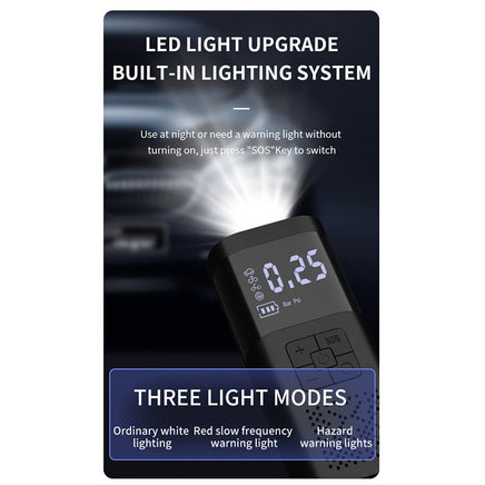 12V Cordless Car Tire Air Inflator Electric Pump Portable Tyre USB Rechargeable Occasions Kings Warehouse 